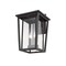 Z-Lite Seoul 2 Light Outdoor Wall Sconce, Oil Rubbed Bronze & Clear 571B-ORB - alternate 4